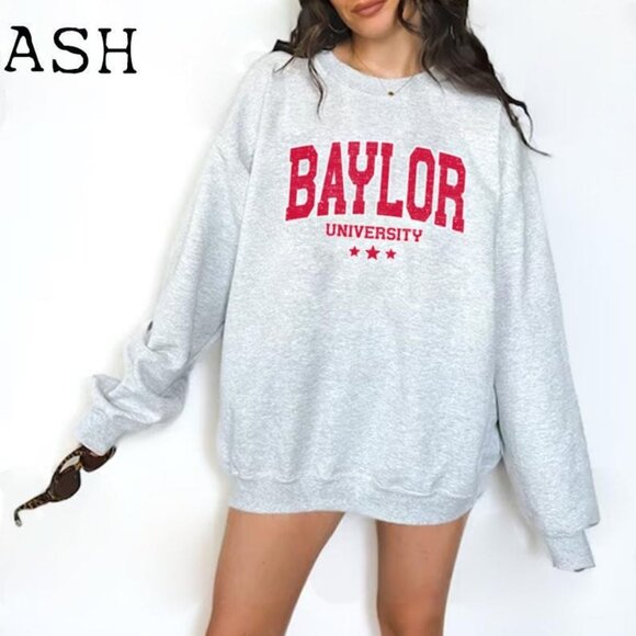 Texas College Style Sweatshirt, Retro Baylor Inspired Crewneck, Unisex shirt - Picture 1 of 2